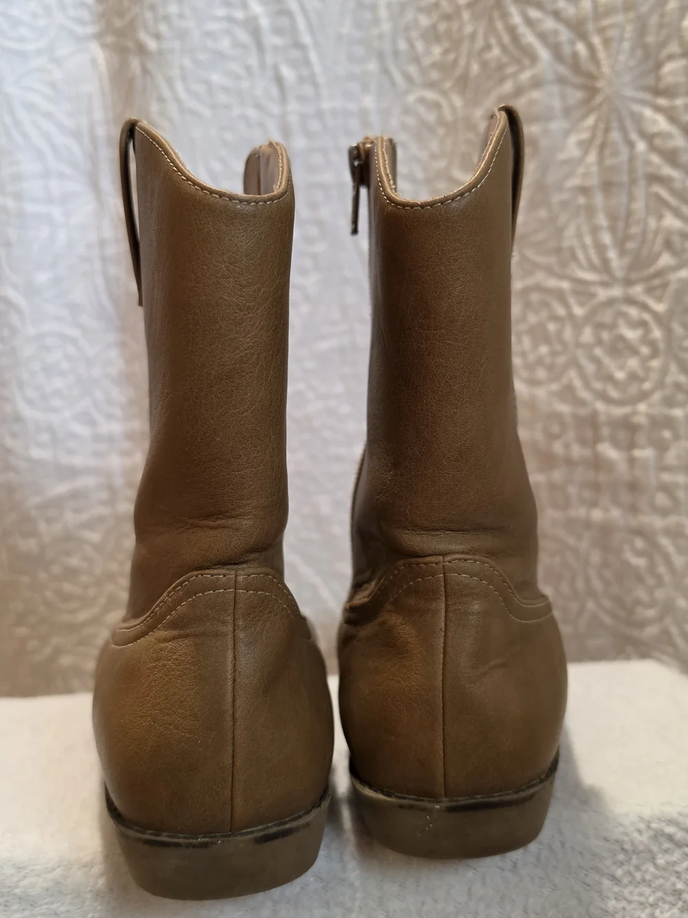 Gymboree Girls Cowboy Boots 3 Tan  Non-Marking Southwestern Outdoor Equestrian